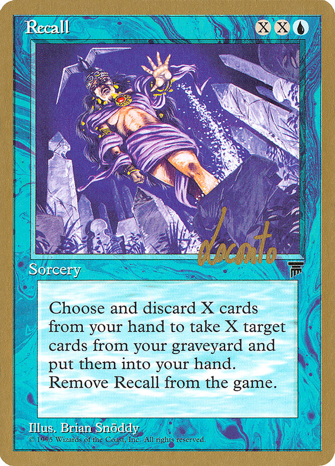 Recall (Michael Loconto) [Pro Tour Collector Set] | L.A. Mood Comics and Games