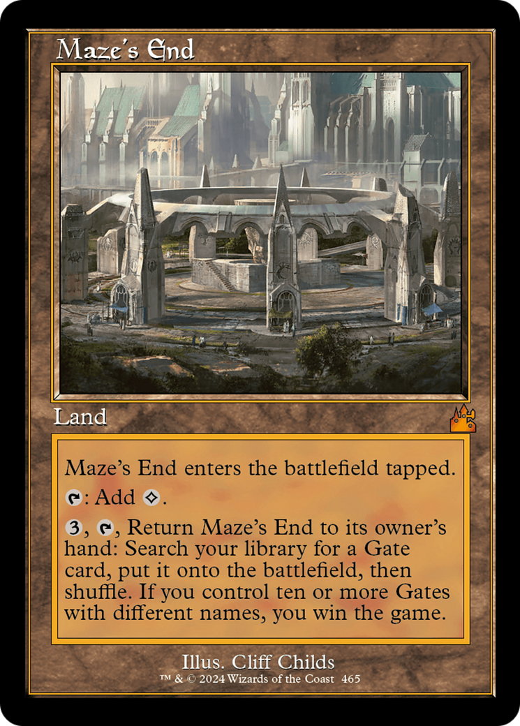 Maze's End (Retro Frame) [Ravnica Remastered] | L.A. Mood Comics and Games