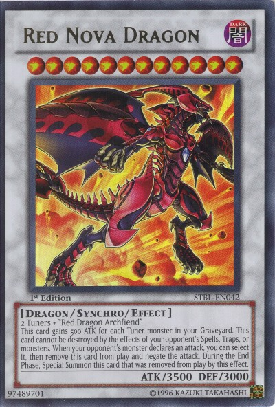 Red Nova Dragon [STBL-EN042] Ultra Rare | L.A. Mood Comics and Games