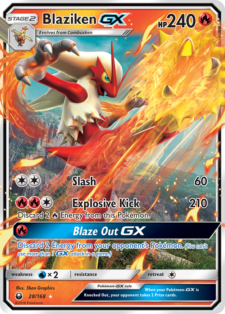 Blaziken GX (28/168) [Sun & Moon: Celestial Storm] | L.A. Mood Comics and Games