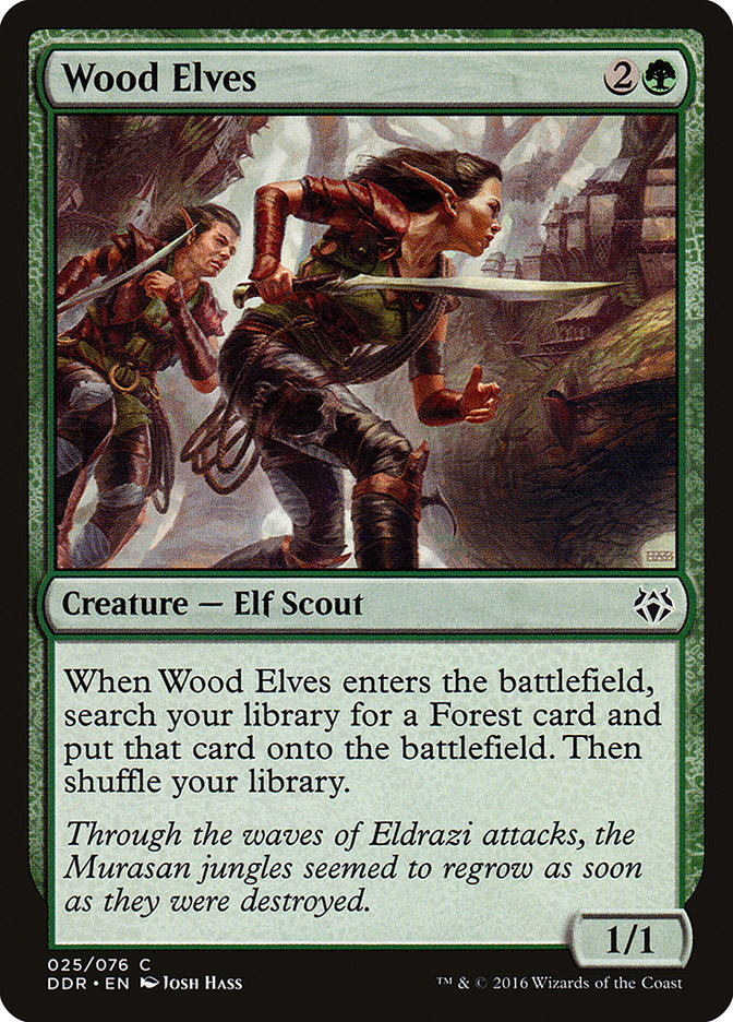 Wood Elves [Duel Decks: Nissa vs. Ob Nixilis] | L.A. Mood Comics and Games