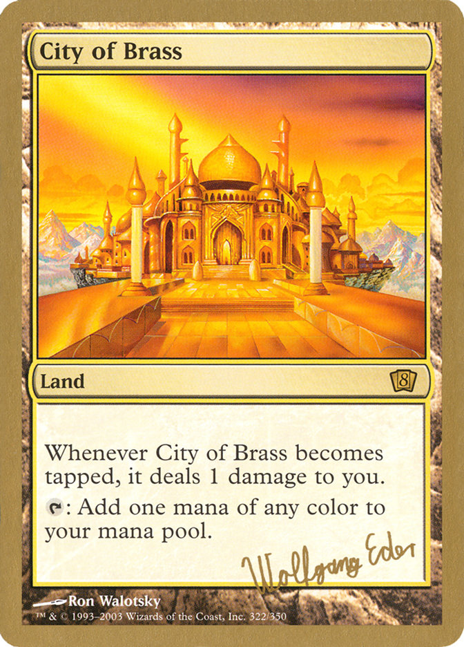 City of Brass (Wolfgang Eder) [World Championship Decks 2003] | L.A. Mood Comics and Games