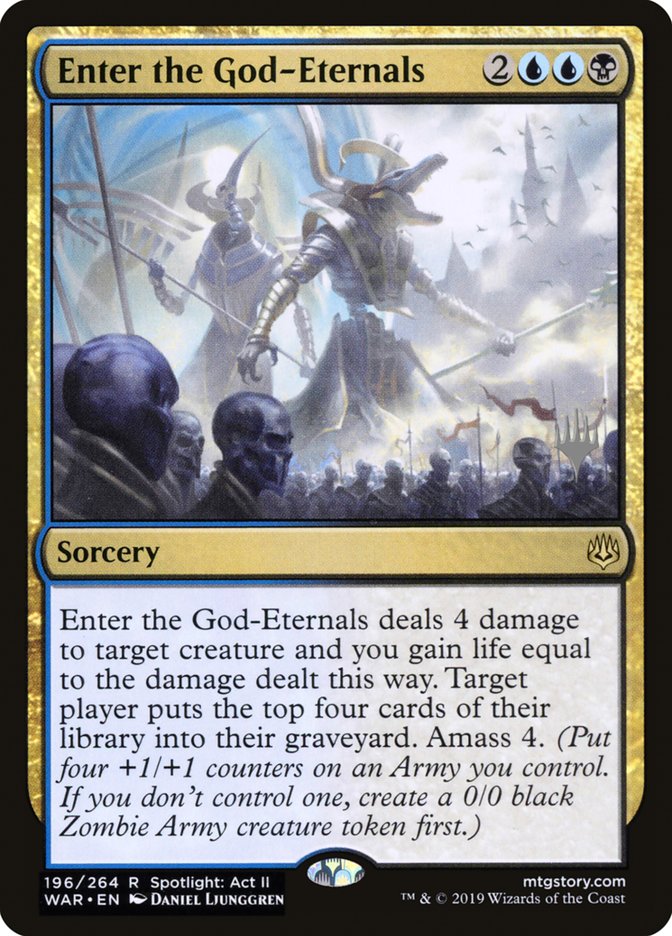 Enter the God-Eternals (Promo Pack) [War of the Spark Promos] | L.A. Mood Comics and Games
