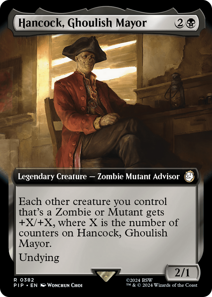 Hancock, Ghoulish Mayor (Extended Art) [Fallout] | L.A. Mood Comics and Games