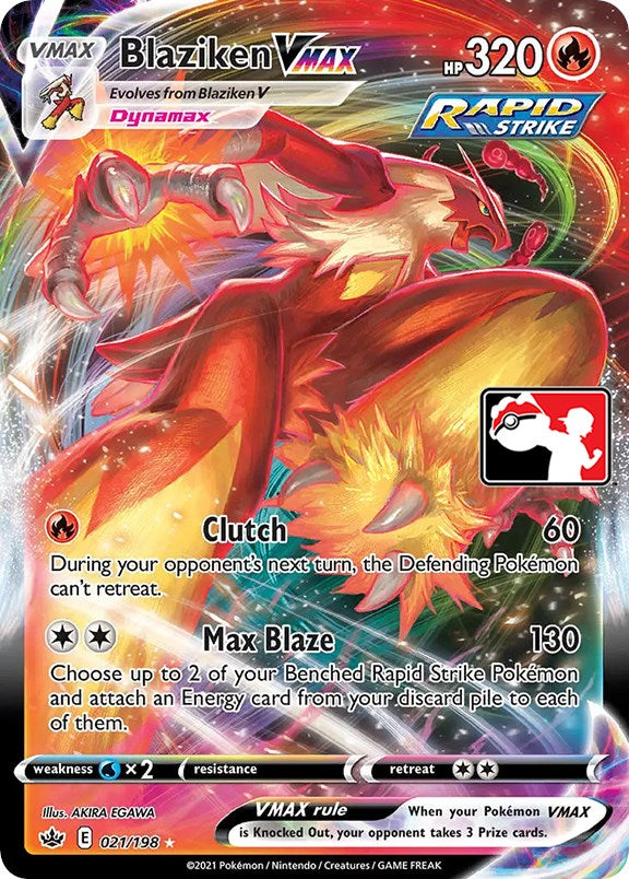 Blaziken VMAX (021/198) [Prize Pack Series One] | L.A. Mood Comics and Games