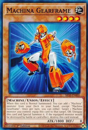 Machina Gearframe [SR10-EN005] Common | L.A. Mood Comics and Games