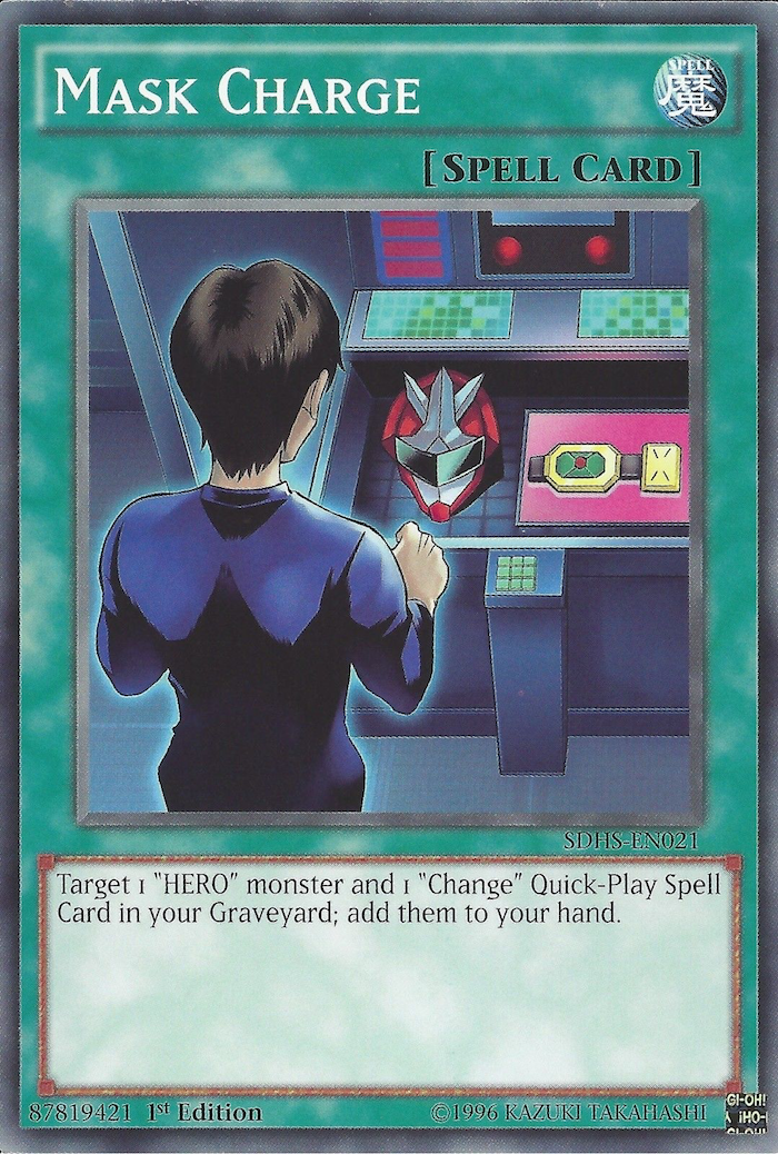 Mask Charge [SDHS-EN021] Common | L.A. Mood Comics and Games