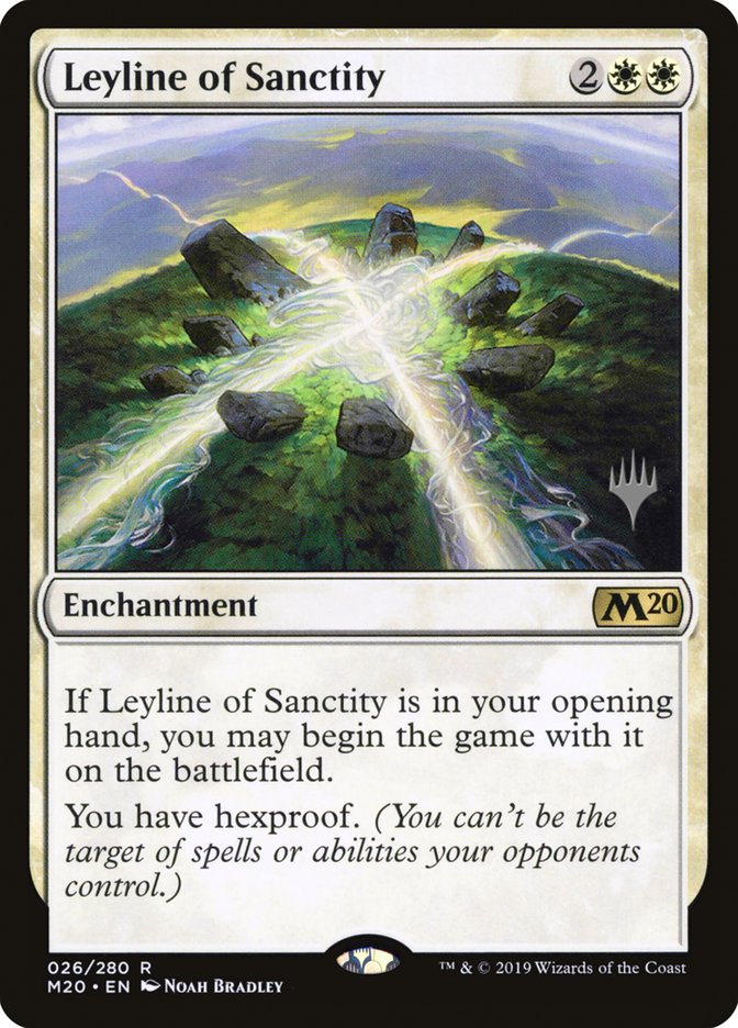 Leyline of Sanctity (Promo Pack) [Core Set 2020 Promos] | L.A. Mood Comics and Games