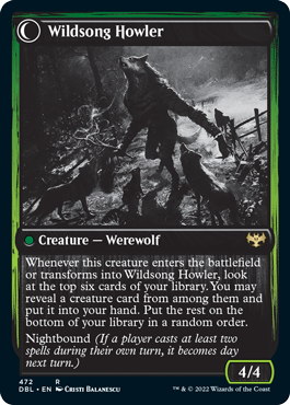 Howlpack Piper // Wildsong Howler [Innistrad: Double Feature] | L.A. Mood Comics and Games