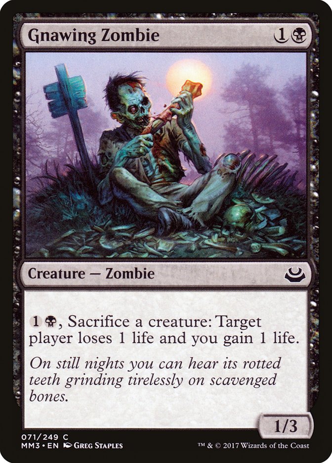 Gnawing Zombie [Modern Masters 2017] | L.A. Mood Comics and Games