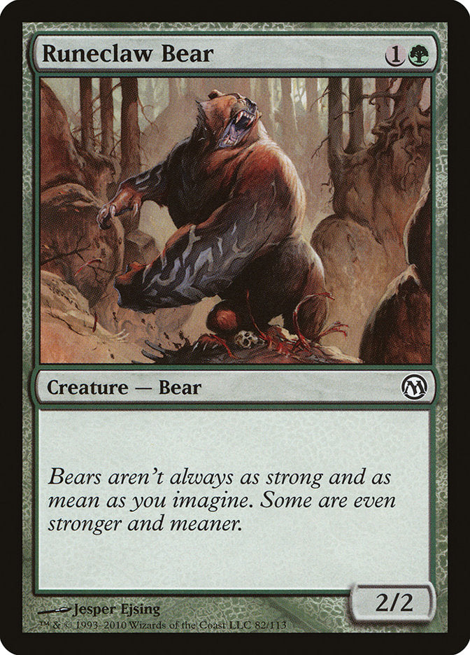 Runeclaw Bear [Duels of the Planeswalkers] | L.A. Mood Comics and Games