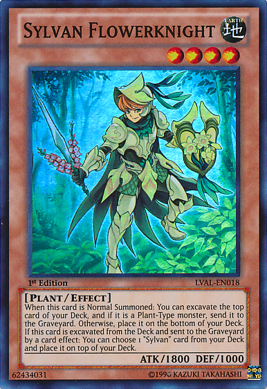 Sylvan Flowerknight [LVAL-EN018] Super Rare | L.A. Mood Comics and Games