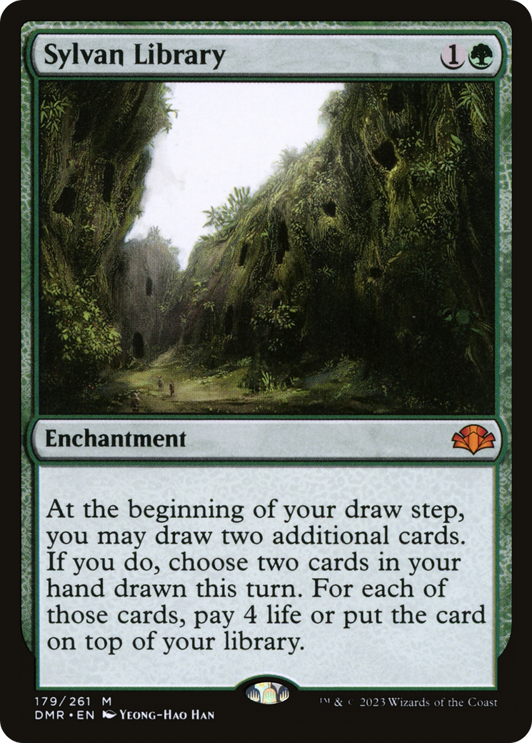 Sylvan Library [Dominaria Remastered] | L.A. Mood Comics and Games