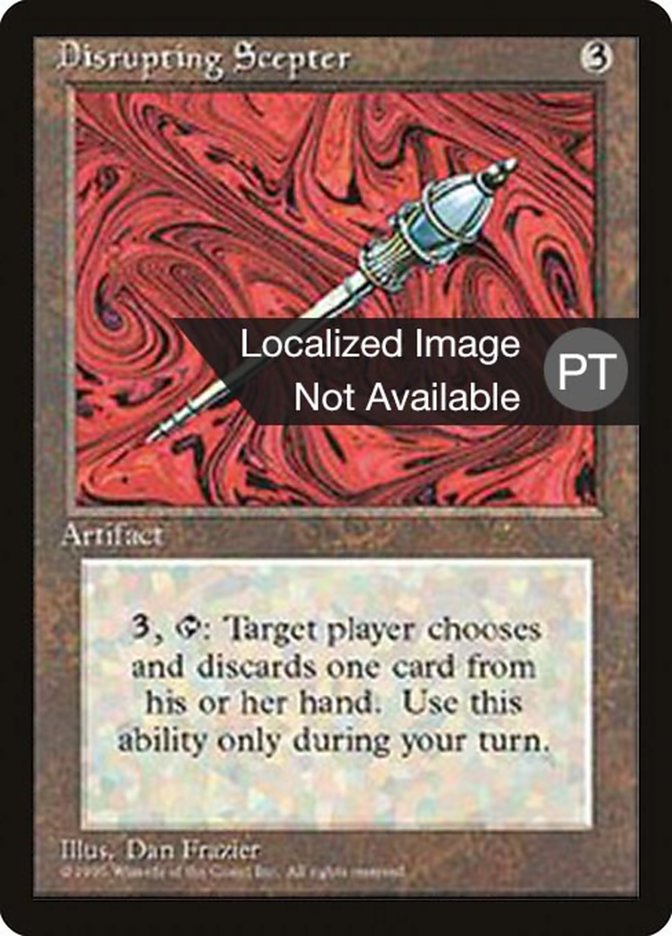 Disrupting Scepter [Fourth Edition (Foreign Black Border)] | L.A. Mood Comics and Games