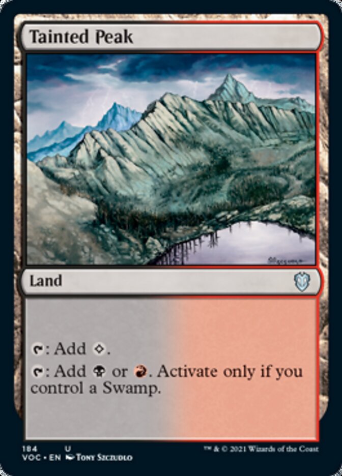 Tainted Peak [Innistrad: Crimson Vow Commander] | L.A. Mood Comics and Games