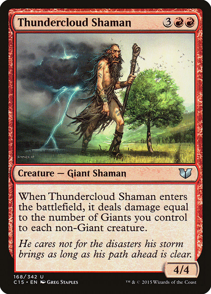Thundercloud Shaman [Commander 2015] | L.A. Mood Comics and Games