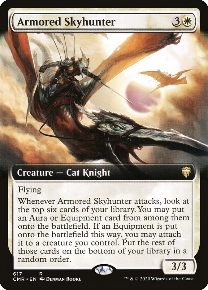 Armored Skyhunter (Extended Art) [Commander Legends] | L.A. Mood Comics and Games