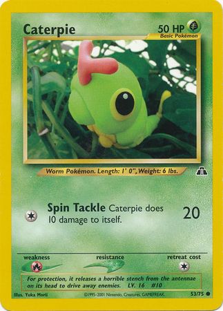 Caterpie (53/75) [Neo Discovery Unlimited] | L.A. Mood Comics and Games