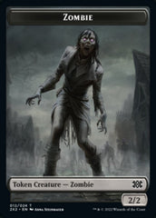 Zombie // Treasure Double-Sided Token [Double Masters 2022 Tokens] | L.A. Mood Comics and Games