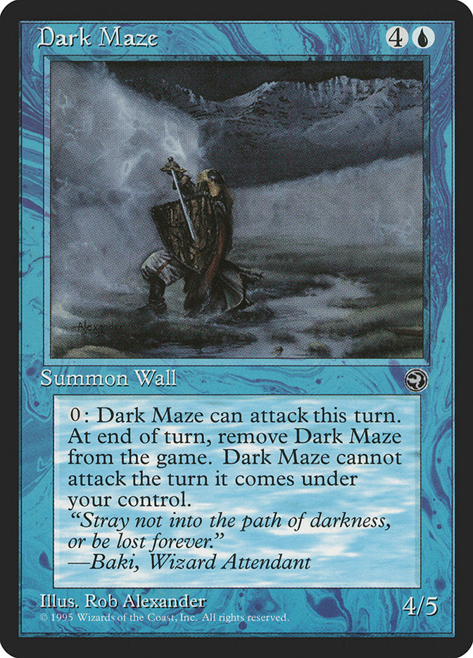 Dark Maze (Baki Flavor Text) [Homelands] | L.A. Mood Comics and Games