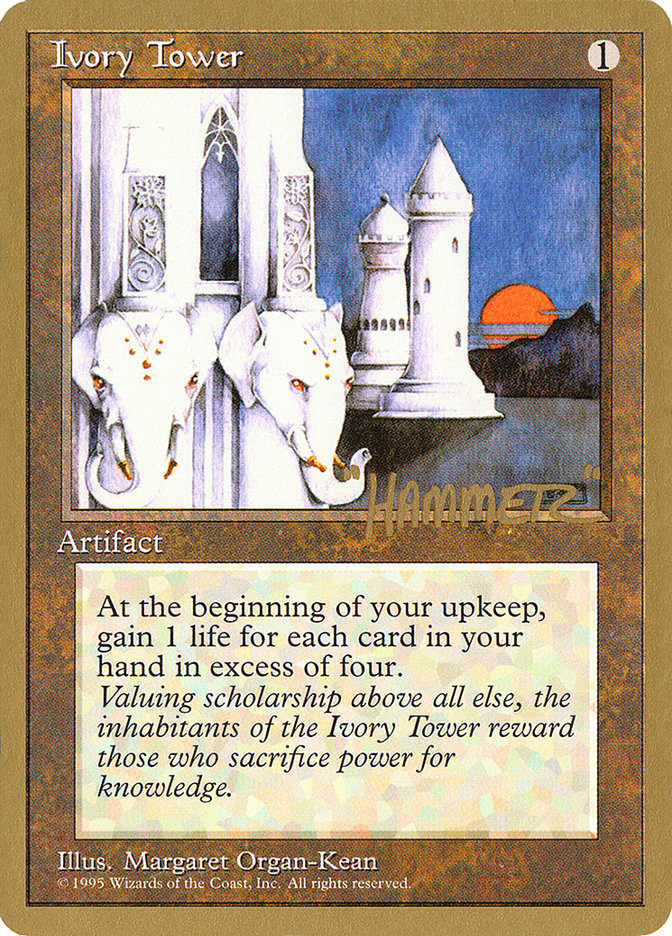 Ivory Tower (Shawn "Hammer" Regnier) [Pro Tour Collector Set] | L.A. Mood Comics and Games