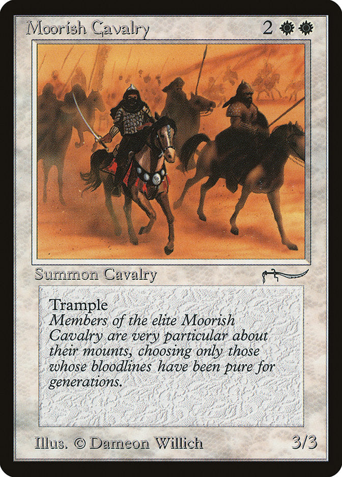 Moorish Cavalry (Light Mana Cost) [Arabian Nights] | L.A. Mood Comics and Games