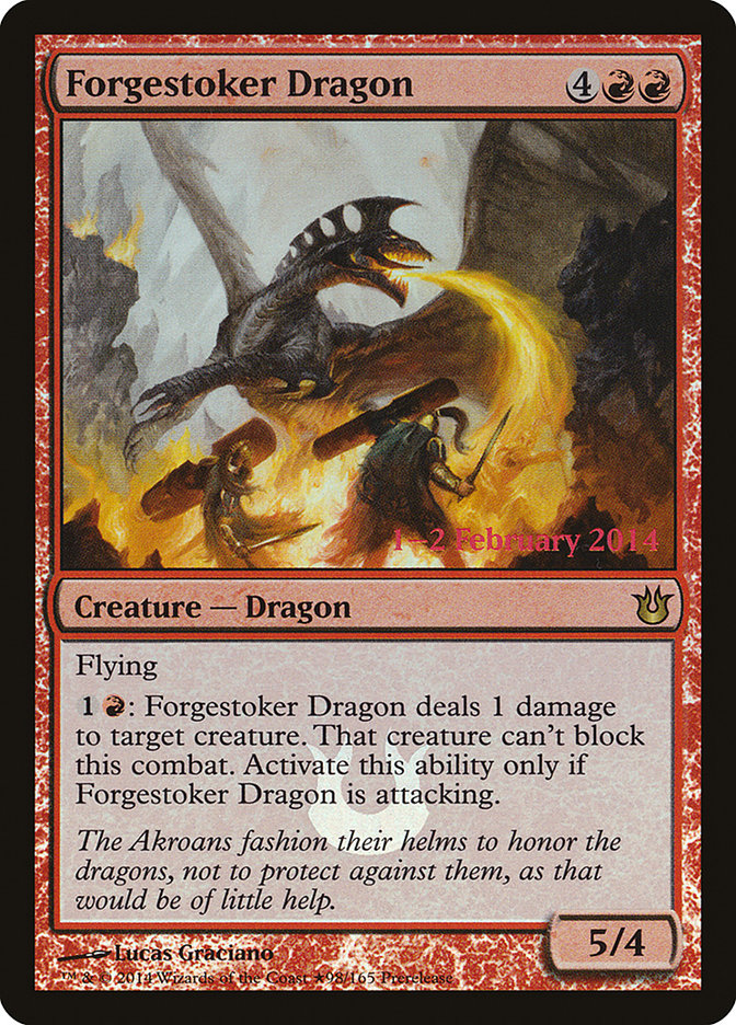 Forgestoker Dragon [Born of the Gods Prerelease Promos] | L.A. Mood Comics and Games