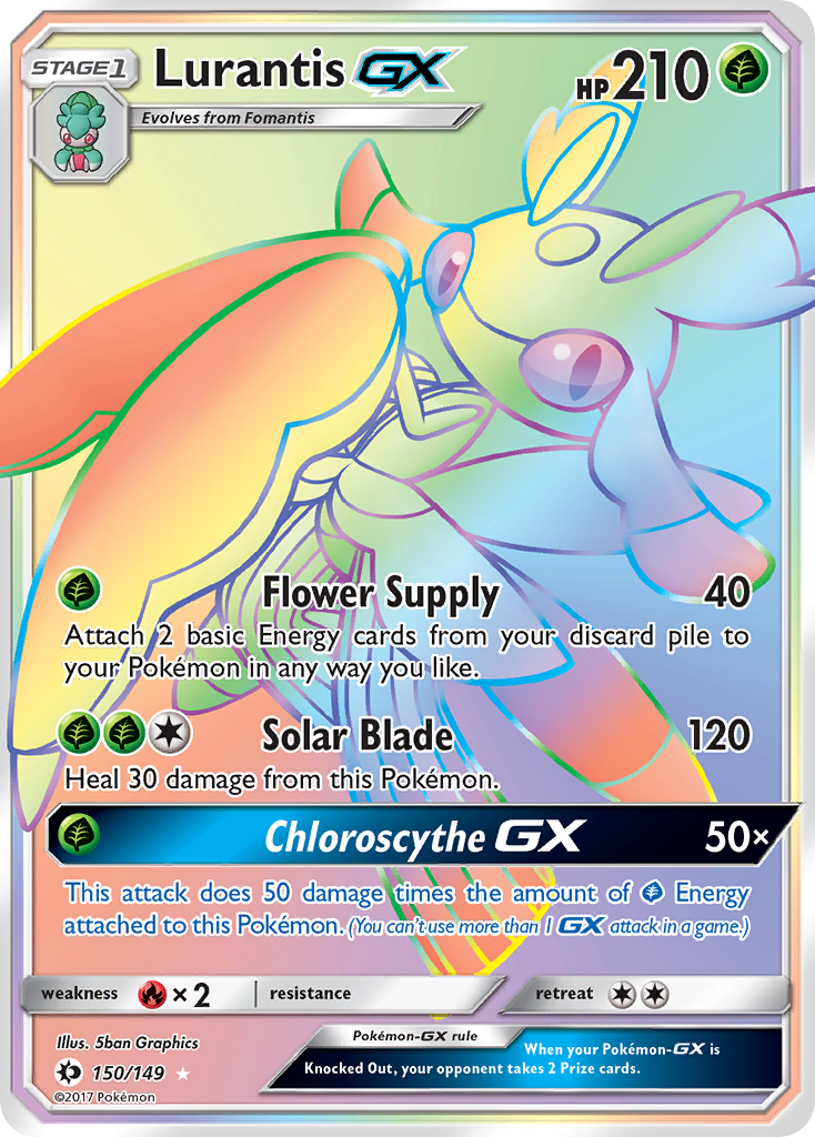 Lurantis GX (150/149) [Sun & Moon: Base Set] | L.A. Mood Comics and Games