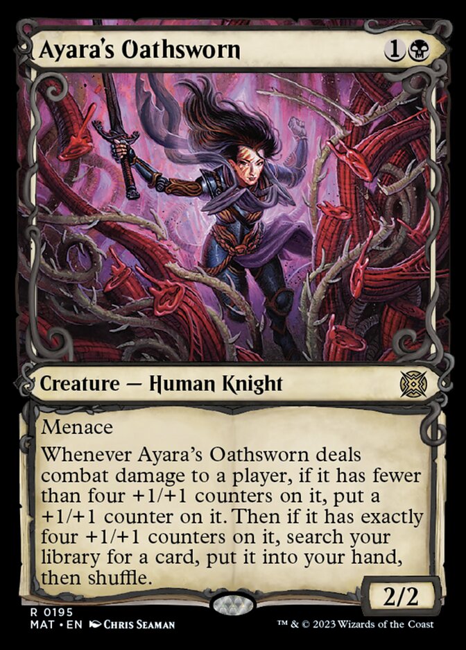 Ayara's Oathsworn (Showcase Halo Foil) [March of the Machine: The Aftermath] | L.A. Mood Comics and Games