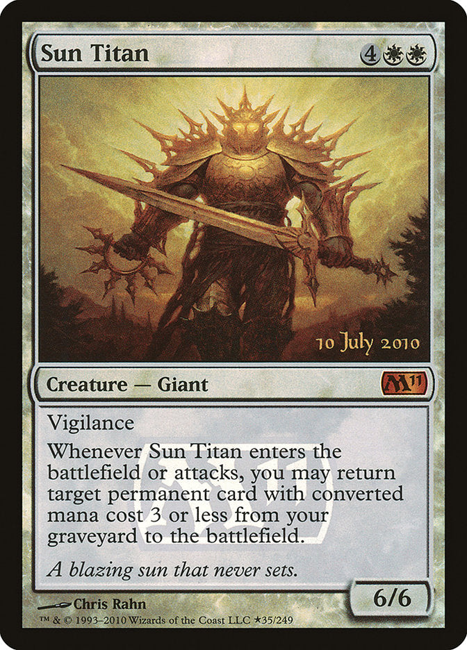 Sun Titan [Magic 2011 Prerelease Promos] | L.A. Mood Comics and Games