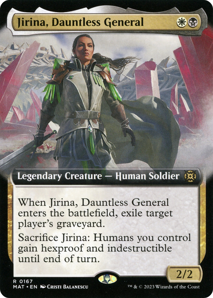 Jirina, Dauntless General (Extended Art) [March of the Machine: The Aftermath] | L.A. Mood Comics and Games