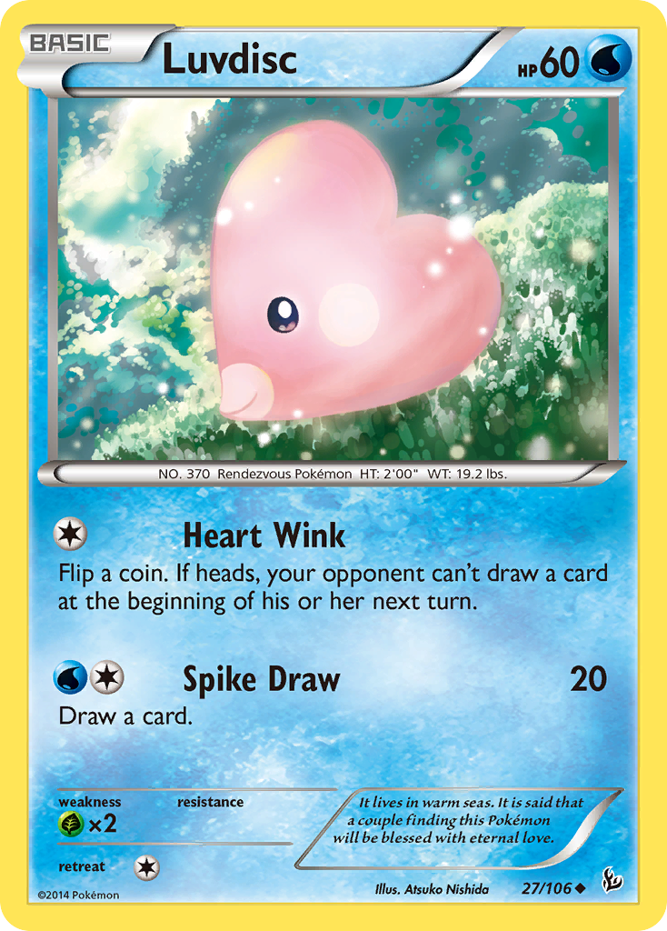 Luvdisc (27/106) [XY: Flashfire] | L.A. Mood Comics and Games