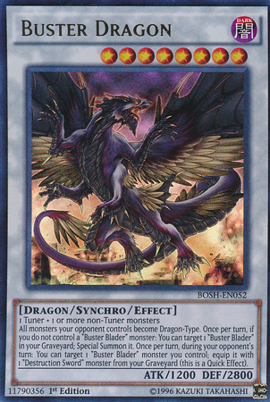 Buster Dragon [BOSH-EN052] Ultra Rare | L.A. Mood Comics and Games