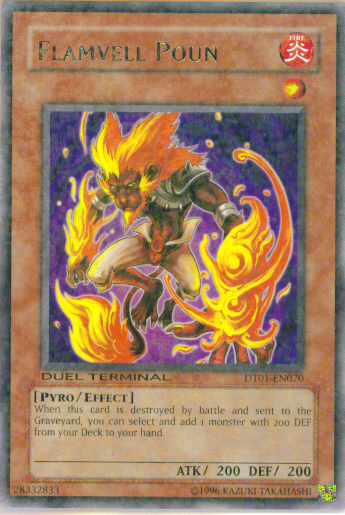 Flamvell Poun [DT01-EN070] Rare | L.A. Mood Comics and Games