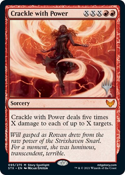 Crackle with Power (Promo Pack) [Strixhaven: School of Mages Promos] | L.A. Mood Comics and Games