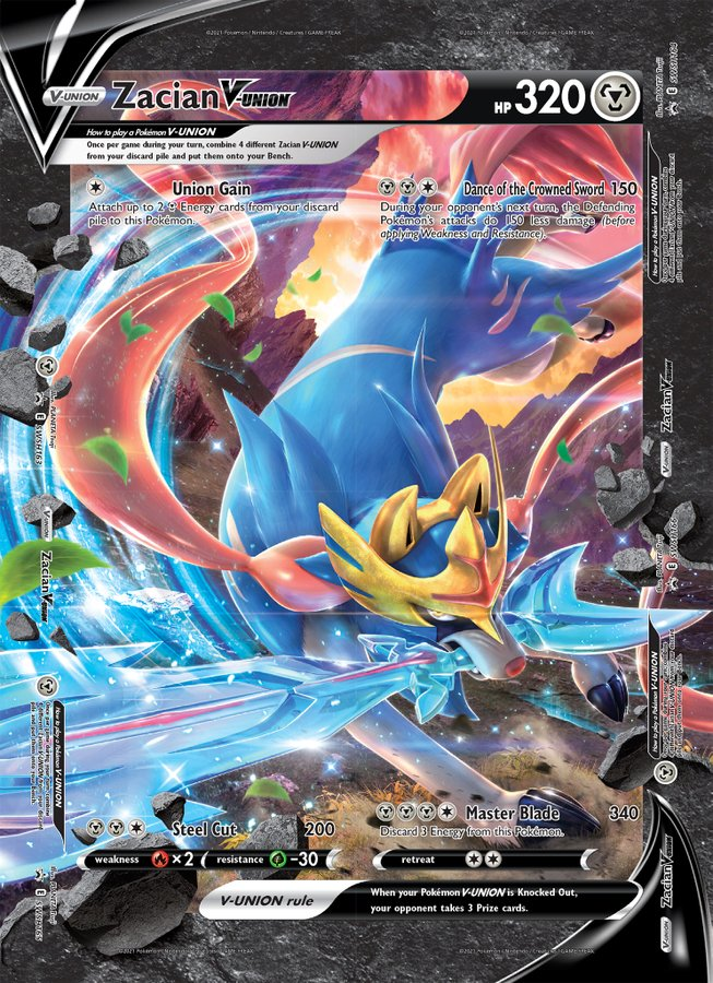 Zacian V-Union (Jumbo Card) [Sword & Shield: Black Star Promos] | L.A. Mood Comics and Games