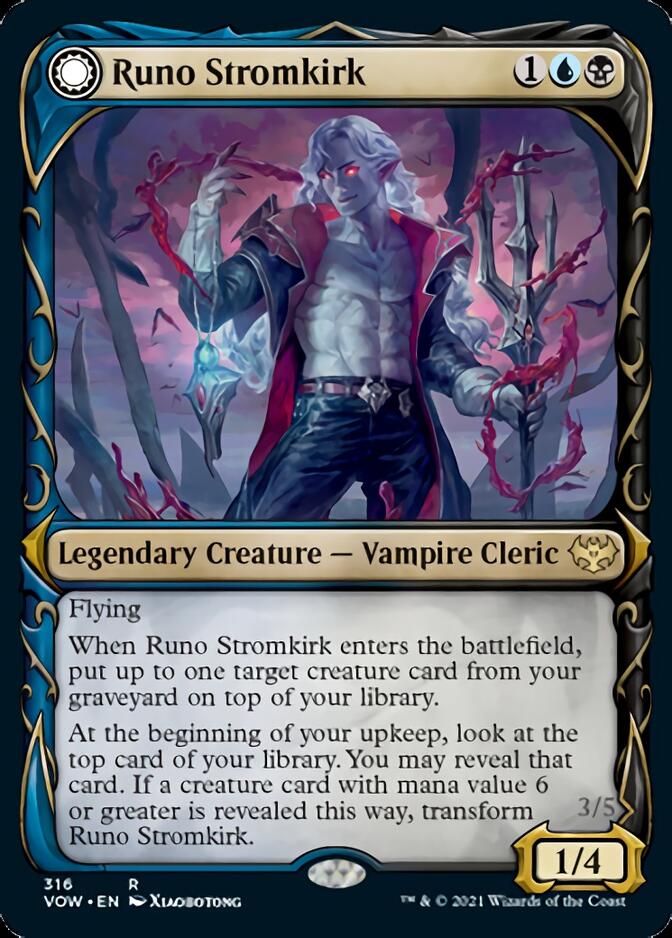 Runo Stromkirk // Krothuss, Lord of the Deep (Showcase Fang Frame) [Innistrad: Crimson Vow] | L.A. Mood Comics and Games