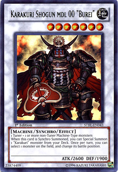 Karakuri Shogun mdl 00 Burei [STBL-EN043] Ultra Rare | L.A. Mood Comics and Games