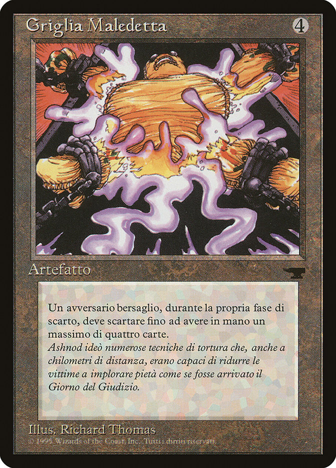 Cursed Rack (Italian) - "Griglia Maledetta" [Rinascimento] | L.A. Mood Comics and Games