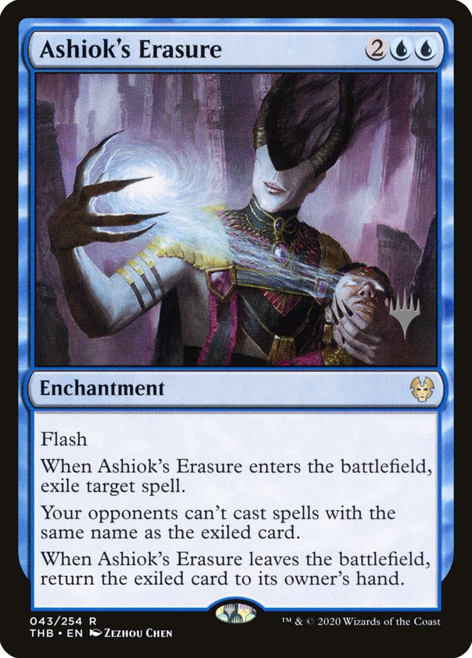 Ashiok's Erasure (Promo Pack) [Theros Beyond Death Promos] | L.A. Mood Comics and Games