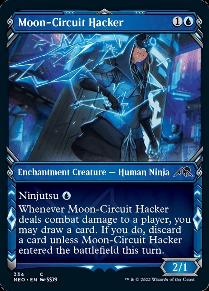 Moon-Circuit Hacker (Showcase Ninja) [Kamigawa: Neon Dynasty] | L.A. Mood Comics and Games