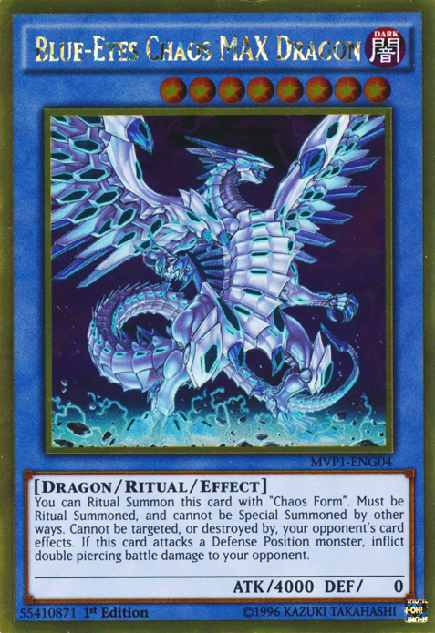 Blue-Eyes Chaos MAX Dragon [MVP1-ENG04] Gold Rare | L.A. Mood Comics and Games