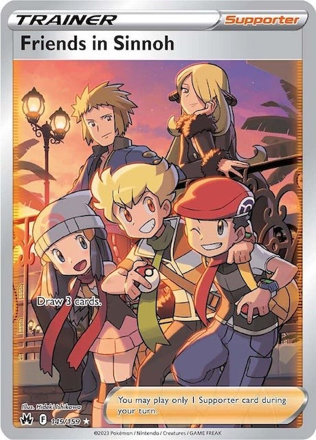 Friends in Sinnoh (149/159) (Full Art) [Sword & Shield: Crown Zenith] | L.A. Mood Comics and Games