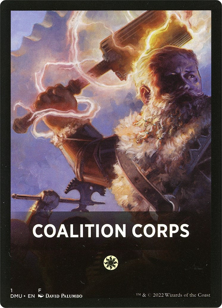 Coalition Corps Theme Card [Dominaria United Tokens] | L.A. Mood Comics and Games