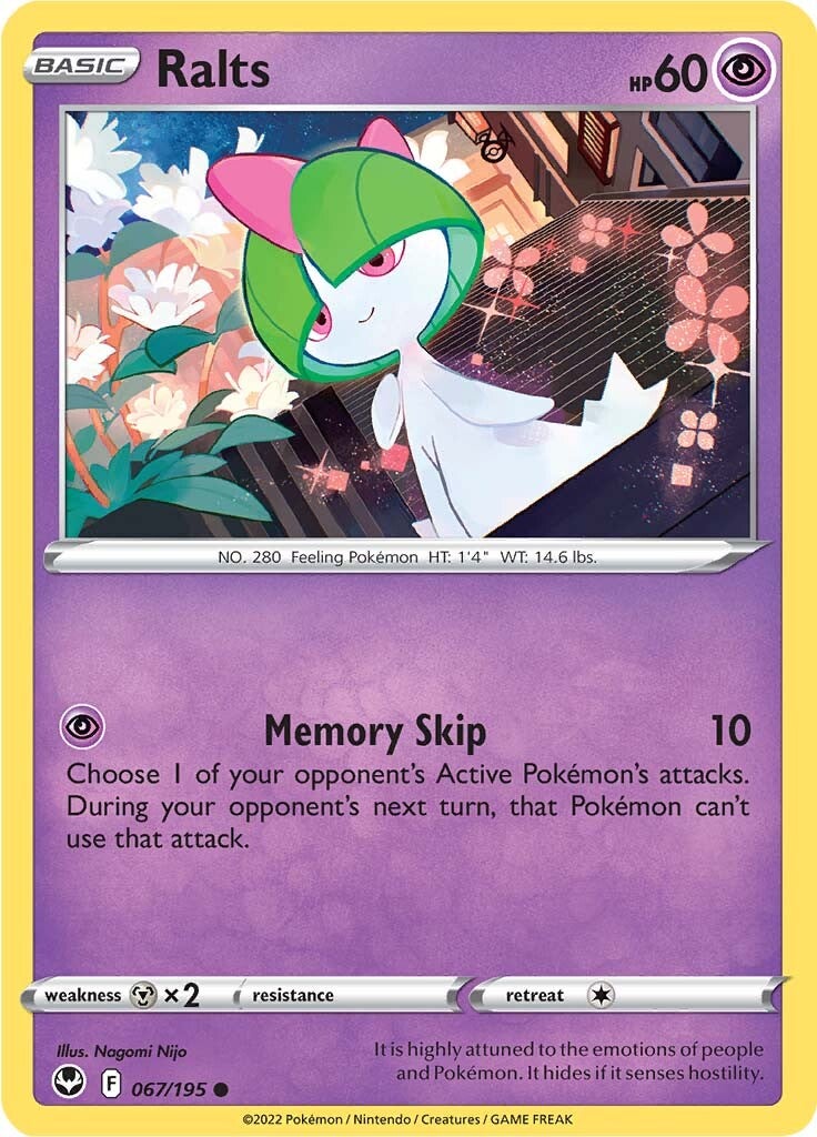 Ralts (067/195) [Sword & Shield: Silver Tempest] | L.A. Mood Comics and Games