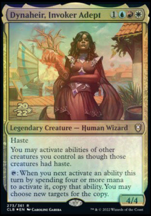 Dynaheir, Invoker Adept [Commander Legends: Battle for Baldur's Gate Prerelease Promos] | L.A. Mood Comics and Games