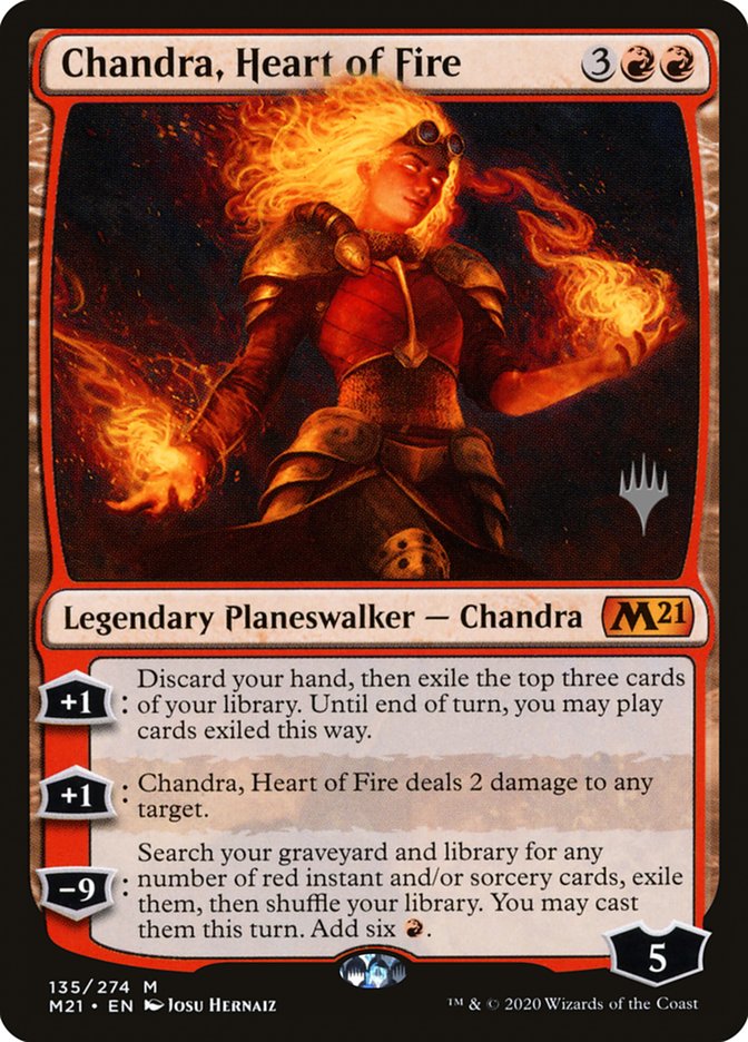 Chandra, Heart of Fire (Promo Pack) [Core Set 2021 Promos] | L.A. Mood Comics and Games