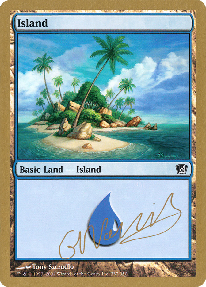 Island (gn337) (Gabriel Nassif) [World Championship Decks 2004] | L.A. Mood Comics and Games