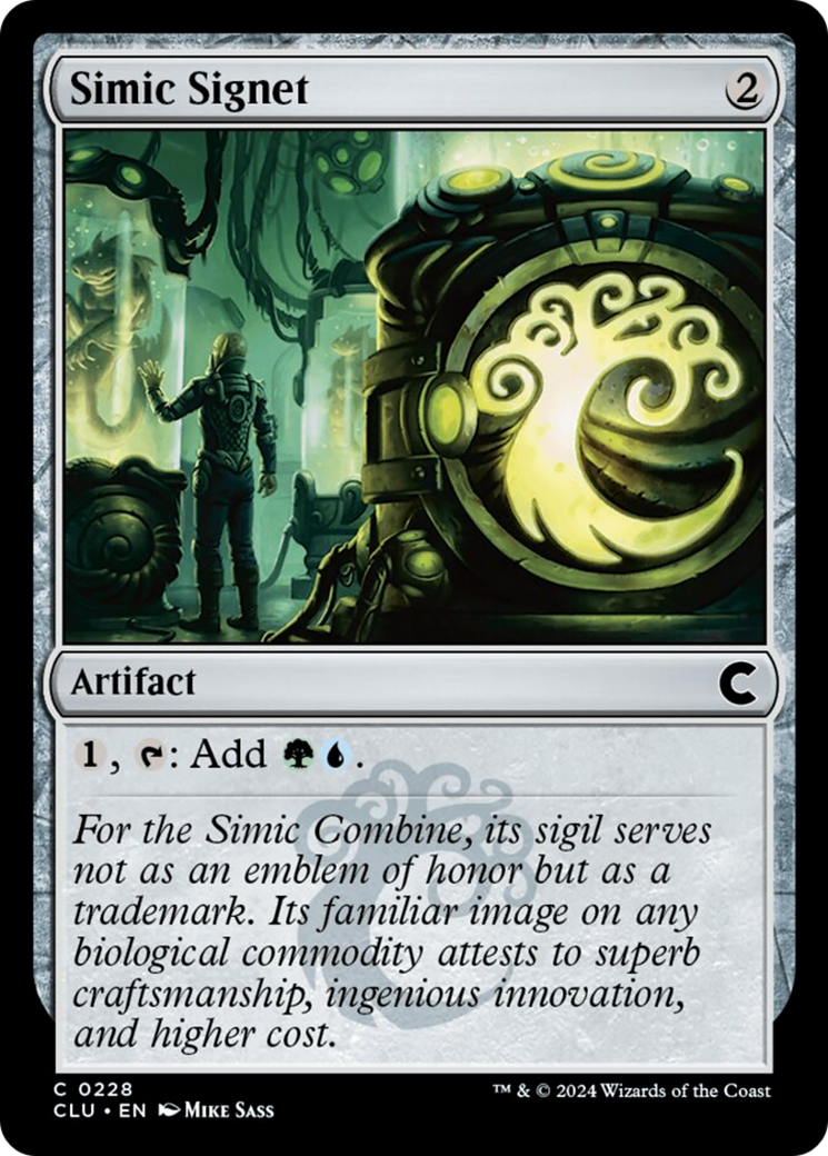 Simic Signet [Ravnica: Clue Edition] | L.A. Mood Comics and Games