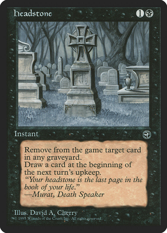 Headstone [Homelands] | L.A. Mood Comics and Games